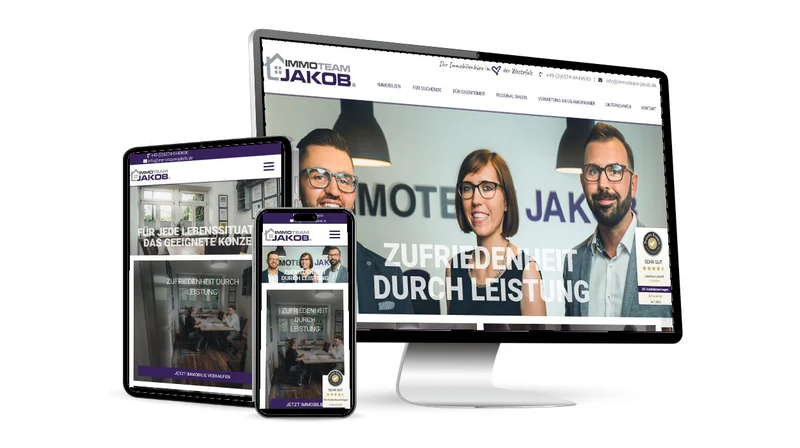 Beispiel einer Makler-Website: ImmoTeam Jakob
